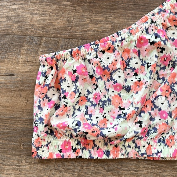 Universal Thread One Shoulder Floral Print Top - Picture 6 of 9